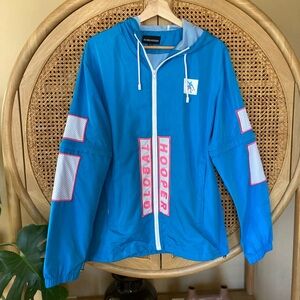 Global hooper Men’s Blue Windbreaker and Jacket. Brand new